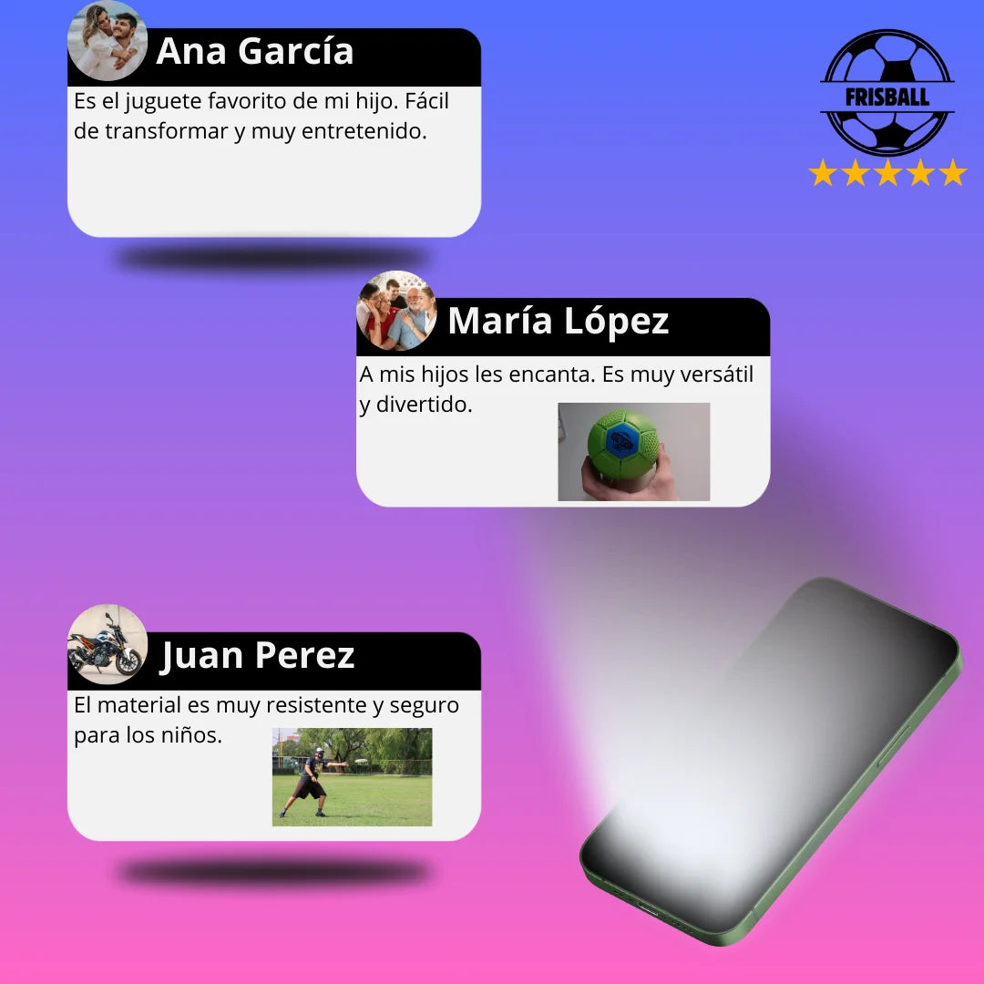 FRISBALL 2.0™ - La pelota sensorial que une niños con padres (Elegido como la práctica mas sana en 2024)