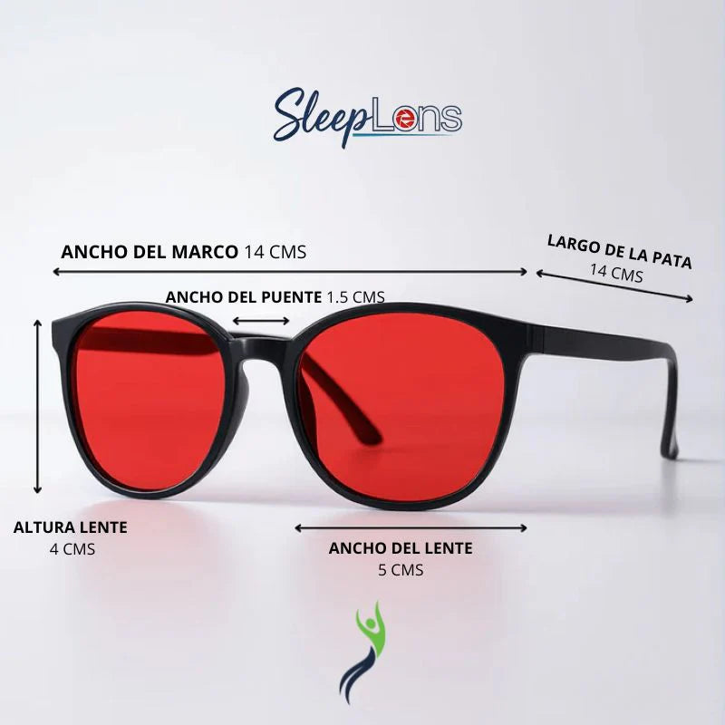 SleepLens™ - Protección profesional frente a la silenciosa y peligrosa luz azul. Graduación universal. (Hoy Incluye Regalo Gominolas naturales anti-estres valoradas en 29 euros)