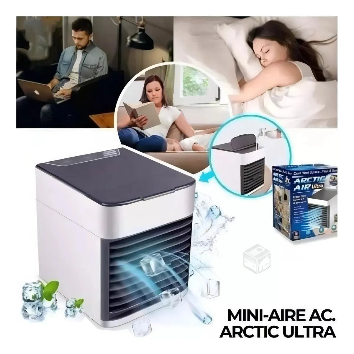 1 + 1 GRATIS | ArticPro™ V8 UltraFrío – El aire portátil que hace lo que ningún otro puede. (Enfría de verdad, no gasta luz, no hace ruido y funciona solo con agua) (+Envío GRATIS)