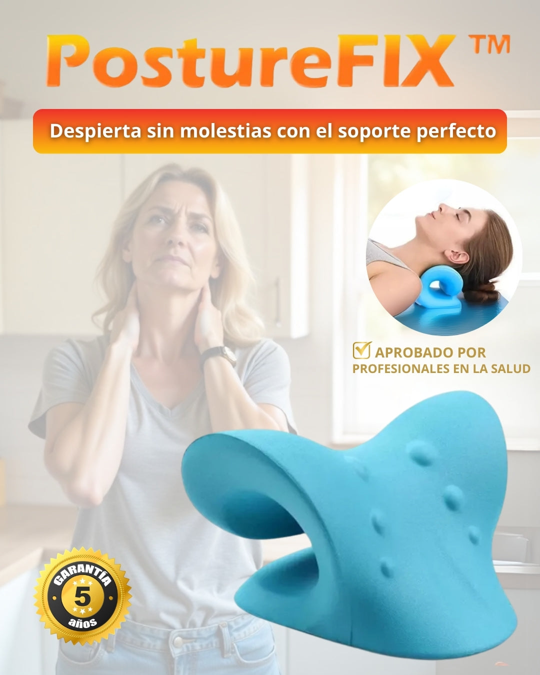 PostureFIX™ - Despierta sin molestias con el soporte perfecto