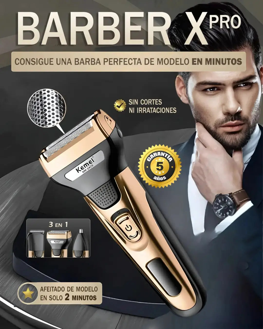 BarberXPro™ - Consigue una barba perfecto de modelo en minutos