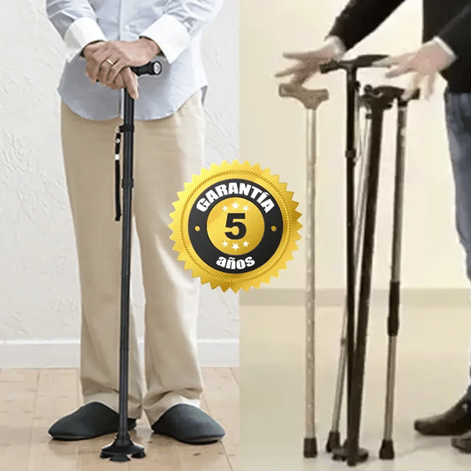 Smart Stick™ - El primer bastón que no se resbala en las cuestas. (4 puntos de apoyos)