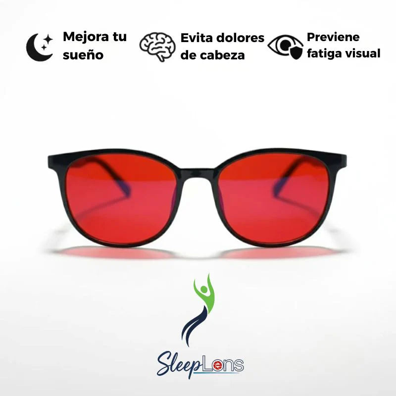 SleepLens™ - Protección profesional frente a la silenciosa y peligrosa luz azul. Graduación universal. (Hoy Incluye Regalo Gominolas naturales anti-estres valoradas en 29 euros)