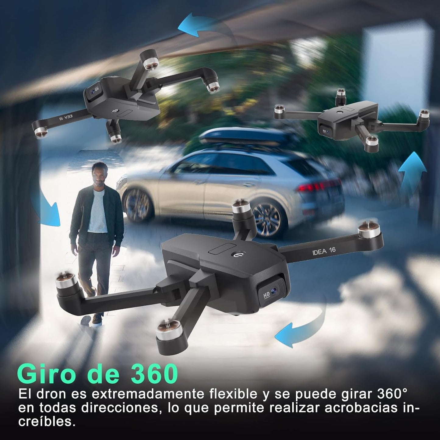 W88 PRO MAX HD™  - El primer dron con vuelo realista, se sentirá libre como un pájaro. (Ideal para cualquier miembro de la familia).