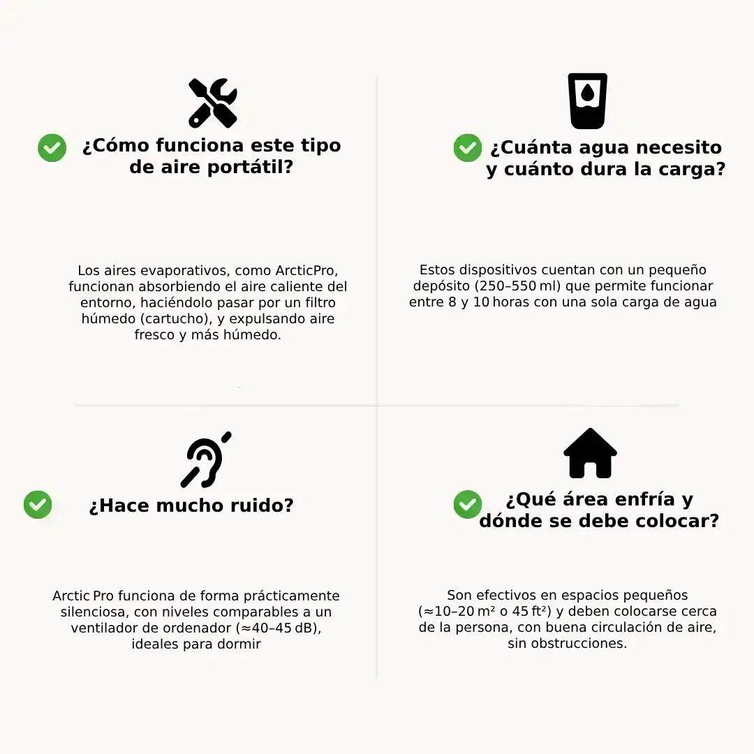1 + 1 GRATIS | ArticPro™ V8 UltraFrío – El aire portátil que hace lo que ningún otro puede. (Enfría de verdad, no gasta luz, no hace ruido y funciona solo con agua) (+Envío GRATIS)