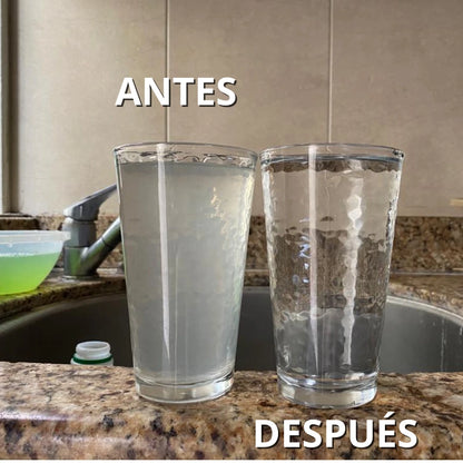 2 x VITAPURE™ - Elimina los agentes contaminante del agua al 99,97%. (*Instalación fácil y universal).