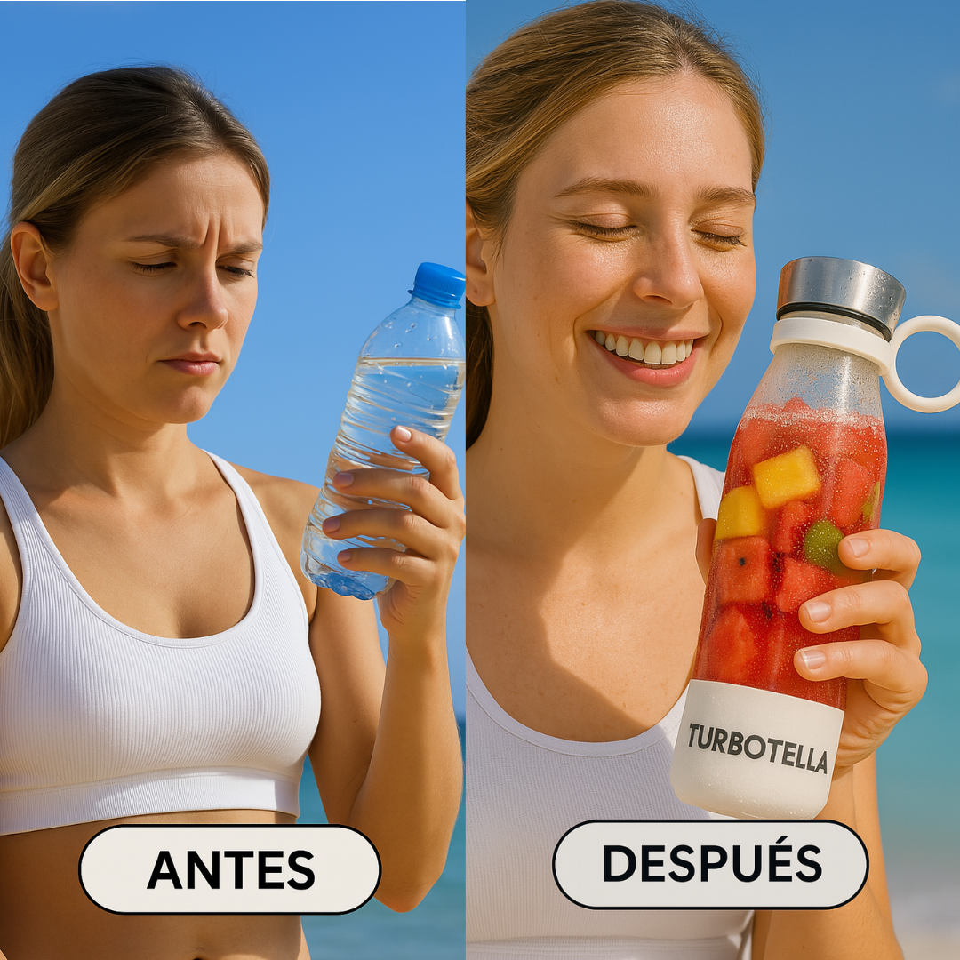 Turbotella™ – La botella que hace lo que ninguna otra puede. (Enfría, filtra, mezcla y se limpia sola) (+Envío GRATIS)