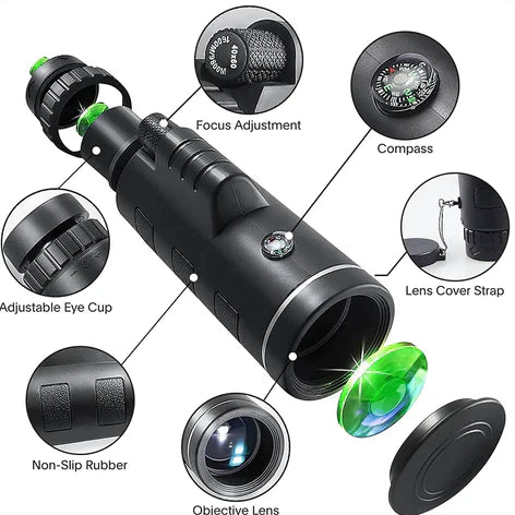FALCON™ - El primer telescopio con tecnología militar HD que puedes adaptar a tu móvil. (Úsalo de forma adecuada ya que podrías pillar a tu vecina sin nada).