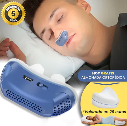 RESPIBIEN PRO™: La primera mini máquina que mejora tu respiración y reduce ronquidos. Olvídate de estar cansada. (Hoy incluye almohada REGALO).