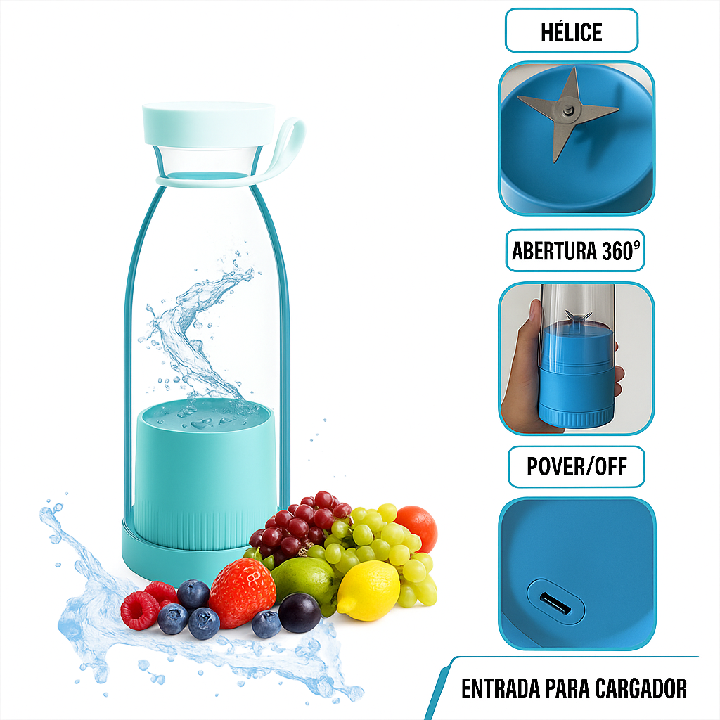 Turbotella™ – La botella que hace lo que ninguna otra puede. (Enfría, filtra, mezcla y se limpia sola) (+Envío GRATIS)
