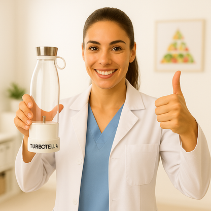 Turbotella™ – La botella que hace lo que ninguna otra puede. (Enfría, filtra, mezcla y se limpia sola) (+Envío GRATIS)