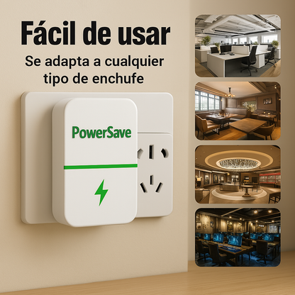 1 + 1 GRATIS | PowerSAVE™ - Elimina los picos de tensión y ahorra en la factura de la luz. *No tienes que hacer mantenimiento.