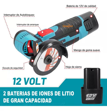 SpinCut™ - Amoladora Angular Profesional Inalámbrica Recargable 4