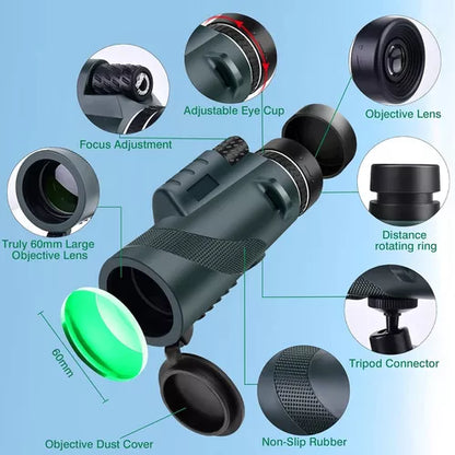 FALCON™ - El primer telescopio con tecnología militar HD que puedes adaptar a tu móvil. (Úsalo de forma adecuada ya que podrías pillar a tu vecina sin nada).