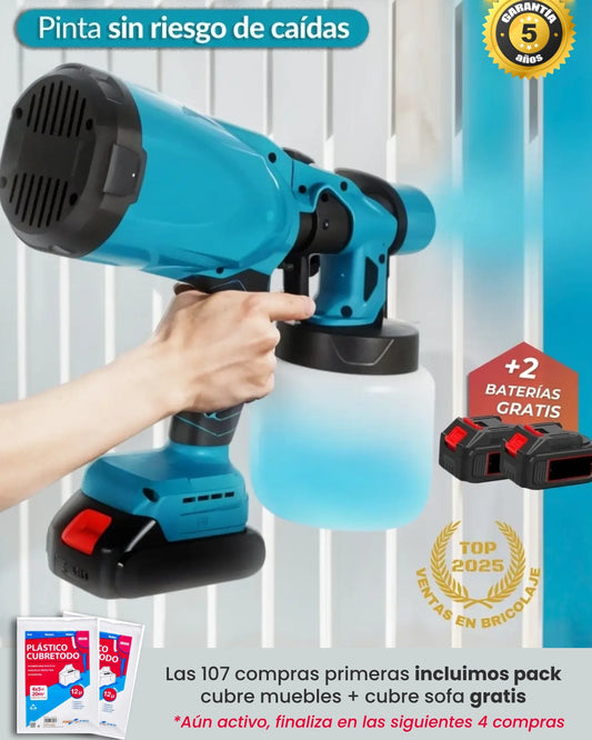 SprayMAX™ Profesional - Pinta sin riesgo de caídas. (Esta compra incluye el pack GRATIS).