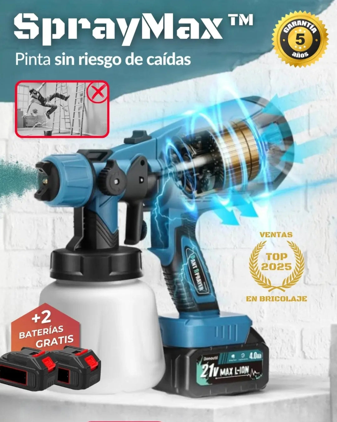 SprayMAX™ - Ahorra pintura y tiempo 2