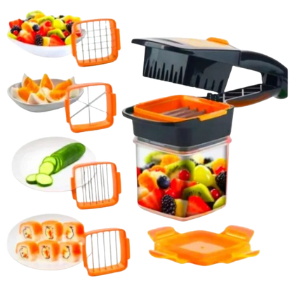QUICK DICER™ - El primer picador 5 en 1 que convierte cocinar, en algo rápido y seguro.