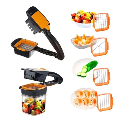 QUICK DICER™ - El primer picador 5 en 1 que convierte cocinar, en algo rápido y seguro.