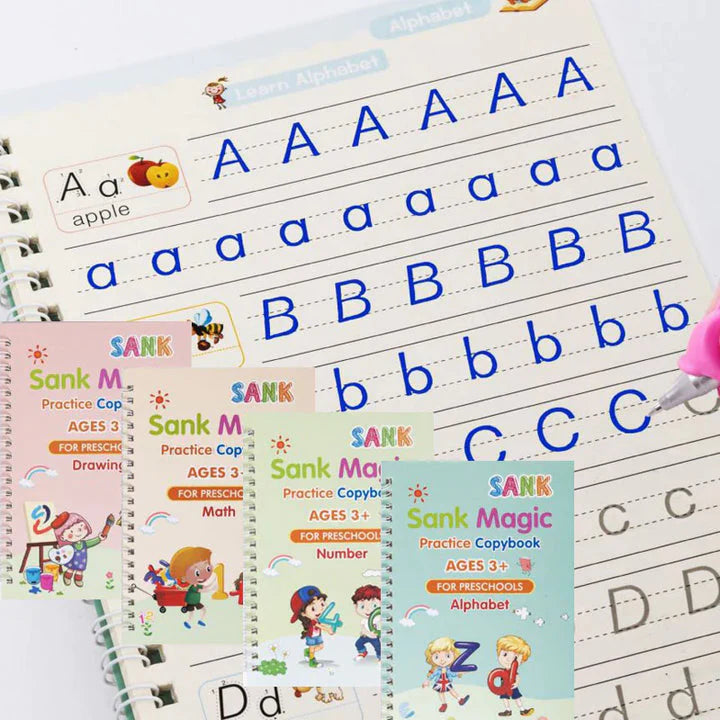 SANMAGIC™ - Los 4 libros que evita que tu hijo acabe suspendiendo. (Gracias a los cuadernos Montessori)