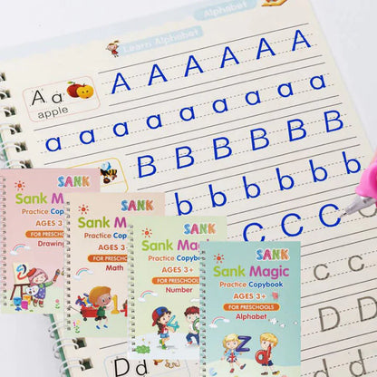 SANMAGIC™ - Los 4 libros que evita que tu hijo acabe suspendiendo. (Gracias a los cuadernos Montessori)