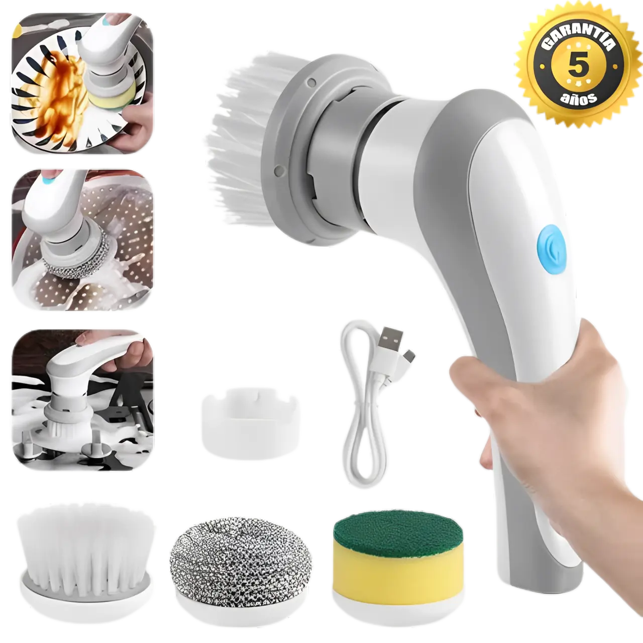 CLINI PRO™ - La forma más higiénica y rápida de limpiar tus platos (Inalámbrico)