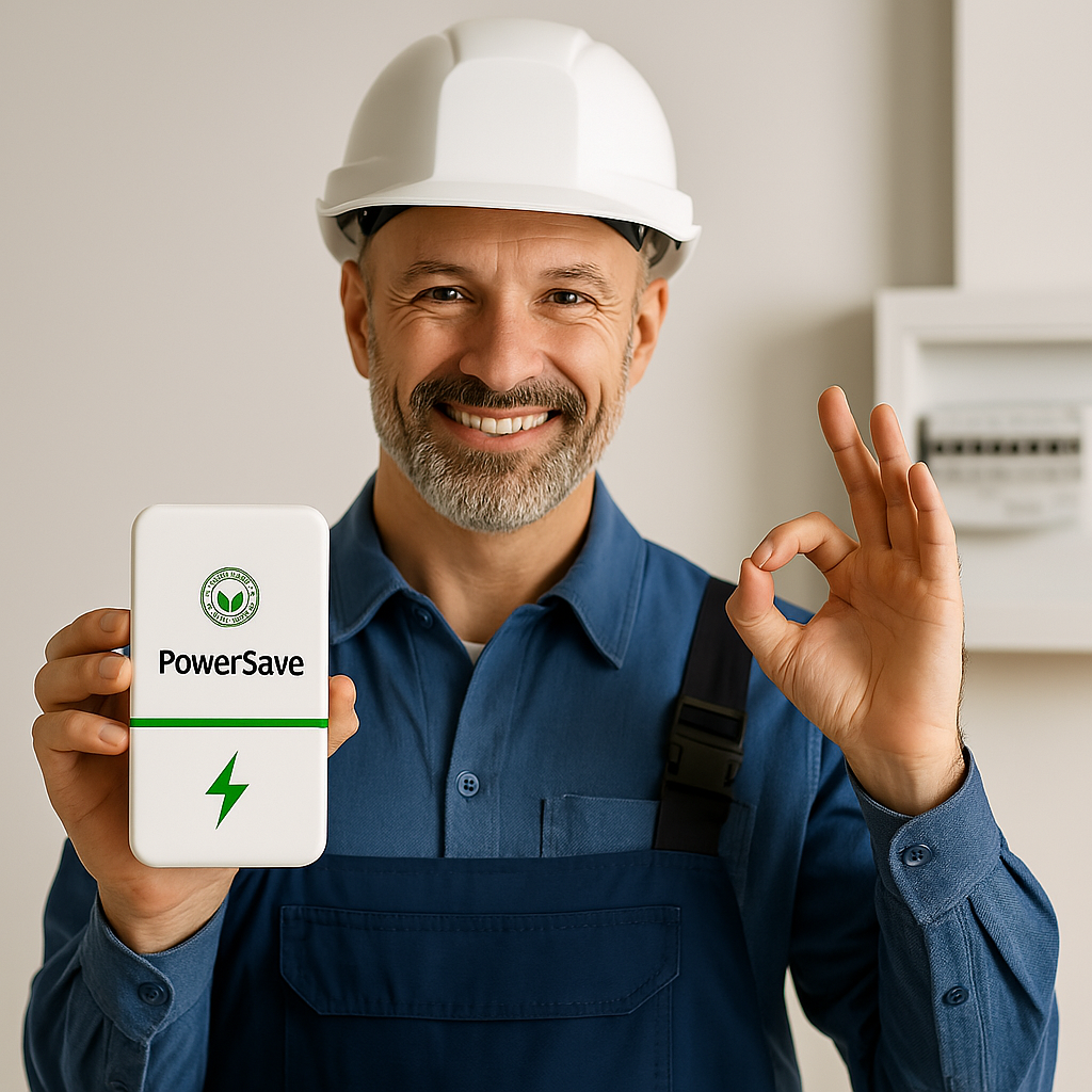 1 + 1 GRATIS | PowerSAVE™ - Elimina los picos de tensión y ahorra en la factura de la luz. *No tienes que hacer mantenimiento.
