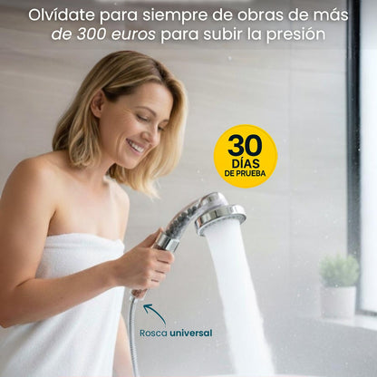 Ducha Heikel3X™ - La única ducha iónica del mercado con presión real y filtrado natural. (Rosca universal e incluye hoy Envío GRATIS) *Cada filtro dura más de 6 meses