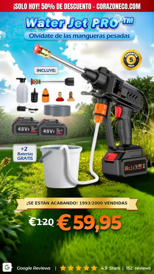 Hidrolavadora WaterJET PRO™  (Hoy 2 baterías GRATIS 61