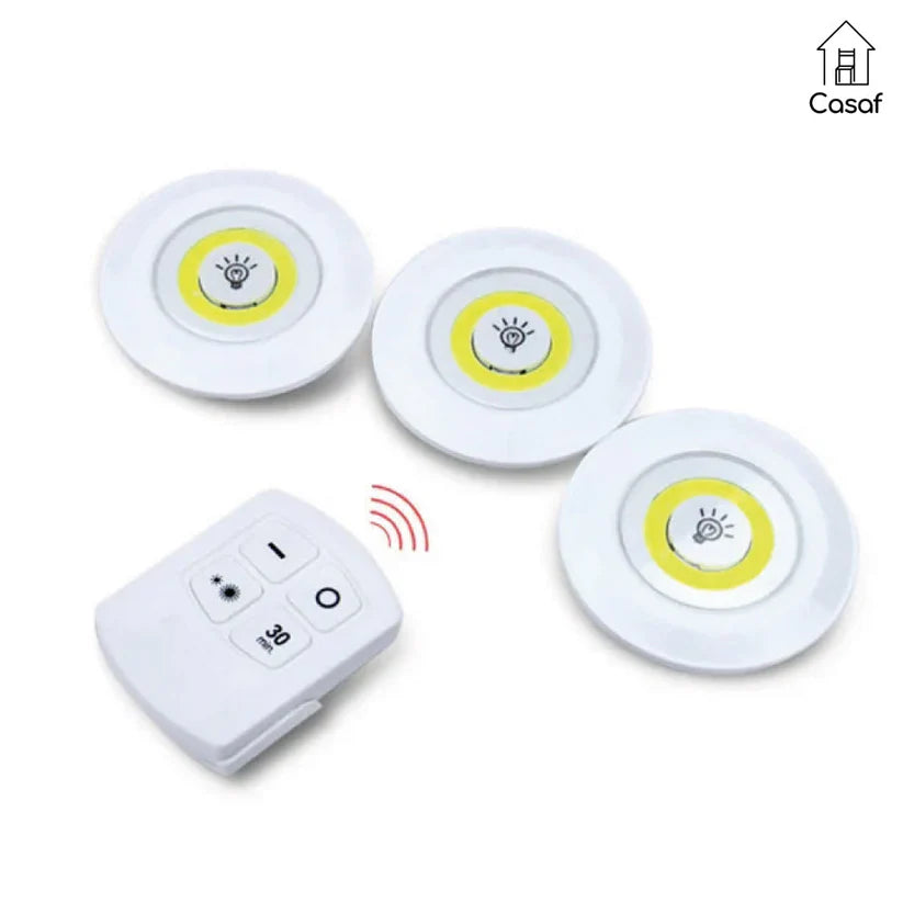 3 x PATHLED™ - Ya no es necesario agujerear la pared para tener luz. (Incluye mando a distancia GRATIS).