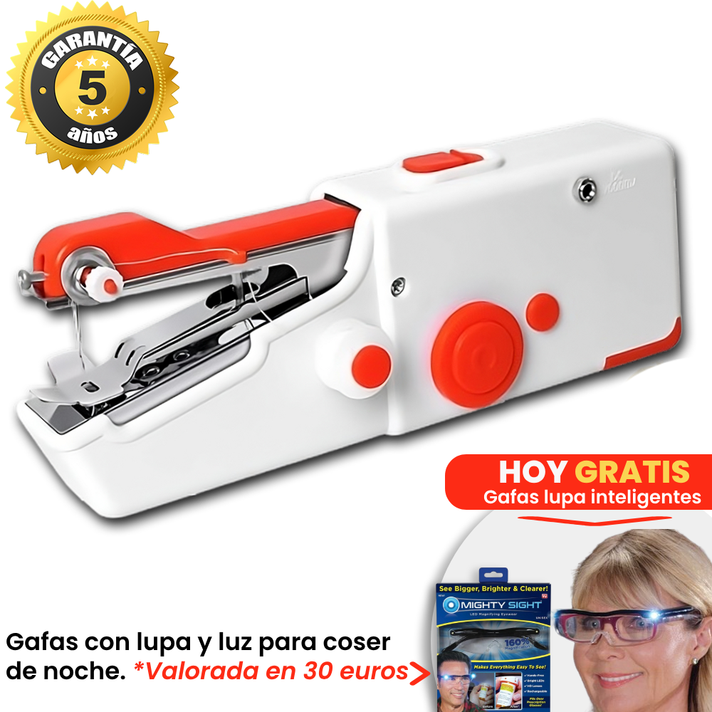 GINGER ECO™ - La primera máquina portátil de alta costura. (Hoy Regalo Gafas inteligentes).