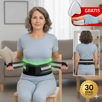 FlexiBack™ – El único cinturón cómodo y discreto que te permite volver a disfrutar de horas de pie sin dolor lumbar (Hoy GRATIS Almohada Ortopédica valorada en 29 euros).