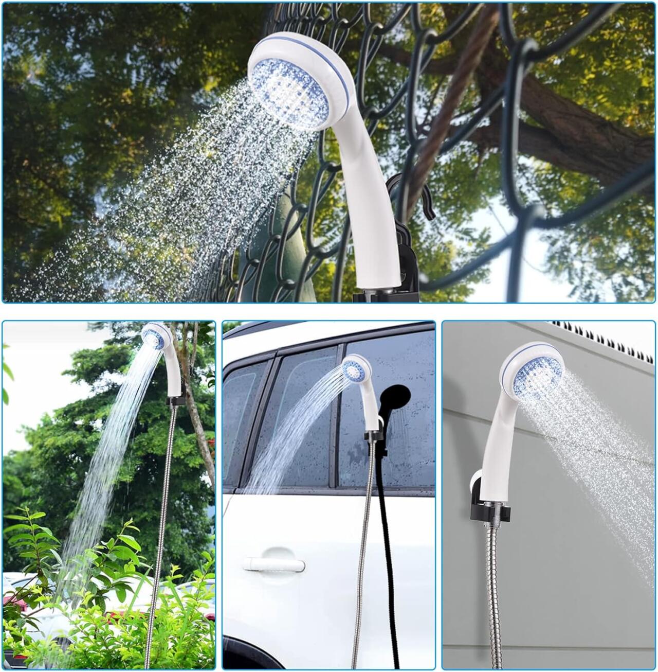 AquaLisse™ – La ducha portátil que te permite bañarte con presión y comodidad donde quieras. (Incluye GRATIS todo los complementos (Valorados en 40 euros).