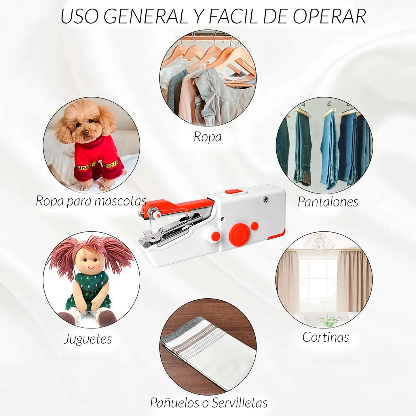GINGER ECO™ la máquina de coser portátil de alta costura